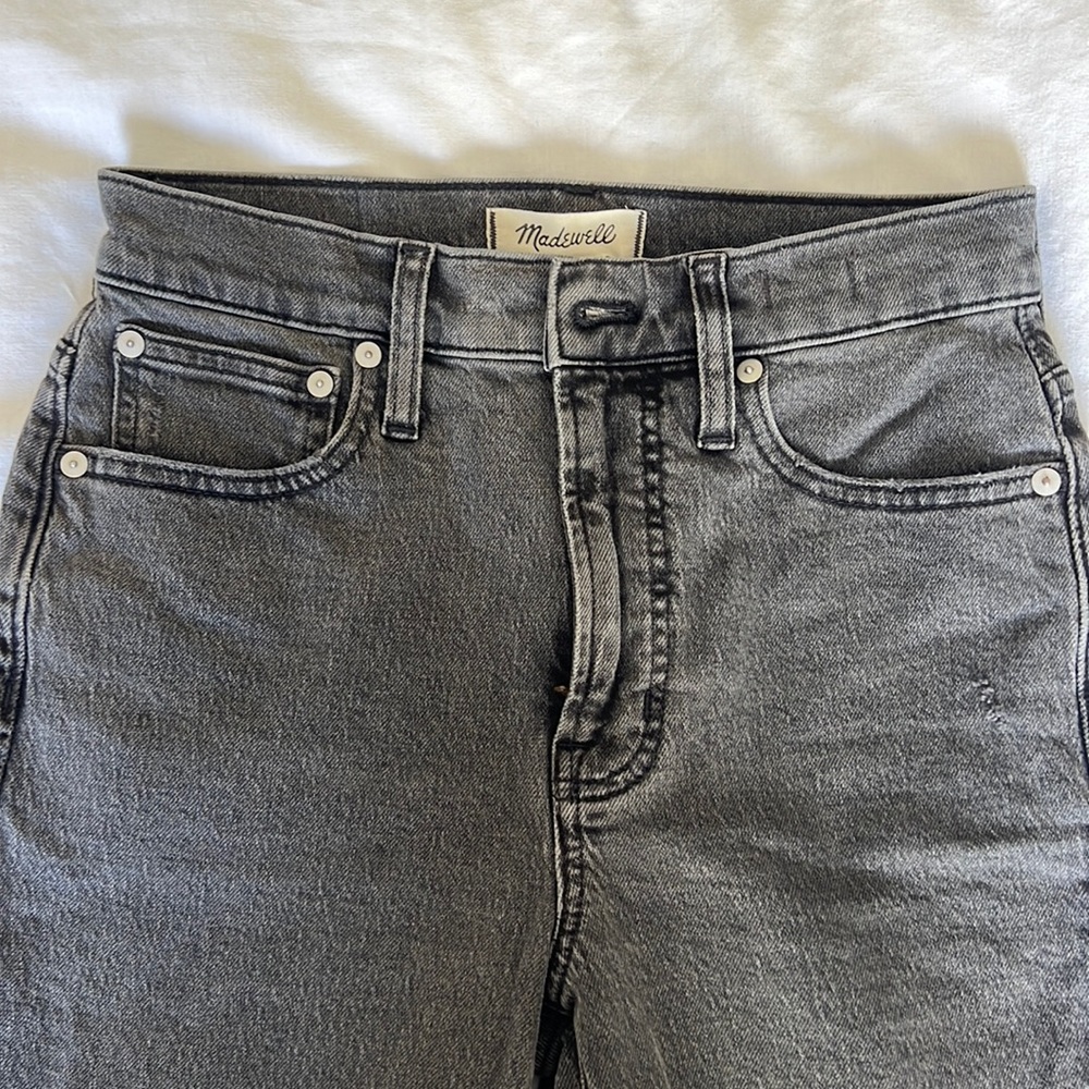 Madewell black/grey “The Perfect Vintage” jeans size 24